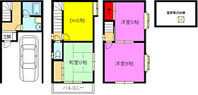 大阪府東大阪市新庄３丁目（賃貸一戸建3DK・--・77.76㎡） その2