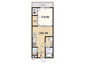 コリーヌ池上 206 ｜ 大阪府和泉市池上町555-1（賃貸アパート1LDK・2階・31.50㎡） その2