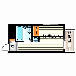 GSハイム元町 ワンルームの間取図画像