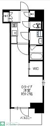 アルティジャーノＤ’ｓＳＡＹＡＭＡ 8階1Kの間取り