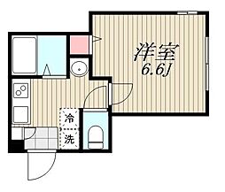 ライズ新高島平 1Kの間取図画像