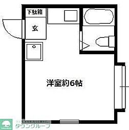 メゾン朝霞台 ワンルームの間取図画像
