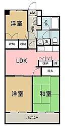 メゾンフロール 3LDKの間取図画像