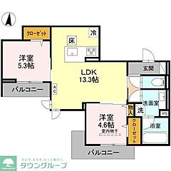 物件の間取り