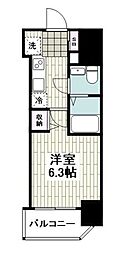 SHOKEN Residence阪東橋 11階1Kの間取り