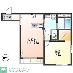 鶴見区下末吉新築(仮 1LDKの間取図画像