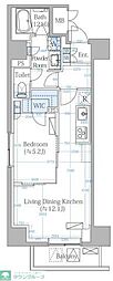 SANKYO YOKOHAMA CAMPUS 1LDKの間取図画像