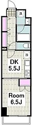 N-flats横浜関内 1DKの間取図画像
