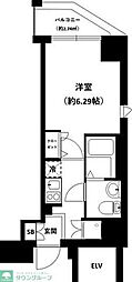 グランリーヴェル横濱プルミエ 1Kの間取図画像