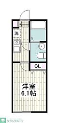 ソラーナ磯子台 1Kの間取図画像