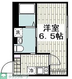 リアン三春台 1Kの間取図画像