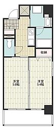 日神デュオステージ横浜 1DKの間取図画像