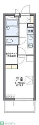 レオパレスＳＡＮＹＡ 1階1Kの間取り
