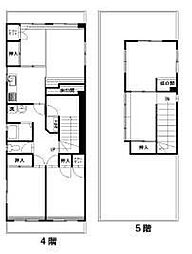 斉藤ビル 4階5Kの間取り