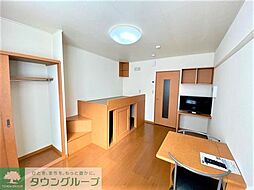 レオパレスモトウイング 2階1Kのリビング/ダイニング