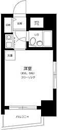 ライオンズマンション三鷹さくら通り 1Kの間取図画像