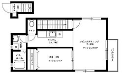アグネス 1SLDKの間取図画像