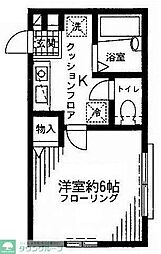 プルミエール吉祥寺 1Kの間取図画像