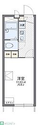 レオパレス小柳町3 1Kの間取図画像