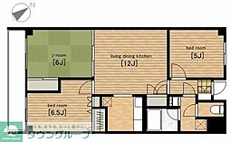 ヴェルデ久我山 3LDKの間取図画像