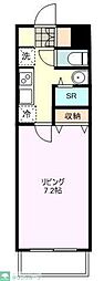 ガーデンハウス東高円寺 1Kの間取図画像
