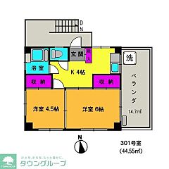 物件の間取り