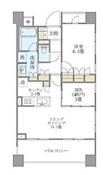 東京メトロ南北線 白金高輪駅 徒歩7分の賃貸マンション 3階1SLDKの間取り