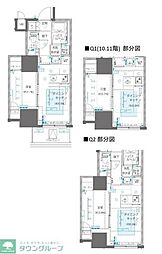 東京メトロ丸ノ内線 四谷三丁目駅 徒歩4分の賃貸マンション 7階1DKの間取り