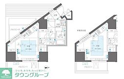 ZOOM信濃町 ワンルームの間取図画像