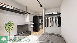 都営大江戸線 若松河田駅 徒歩6分の賃貸マンション 8階1Kのリビング/ダイニング