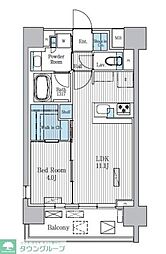 東京メトロ丸ノ内線 東高円寺駅 徒歩1分の賃貸マンション 7階1LDKの間取り