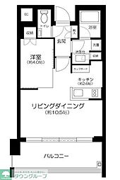 ザ六本木東京クラブレジデンス 1LDKの間取図画像
