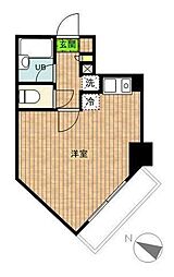 菱和パレス高輪台 ワンルームの間取図画像