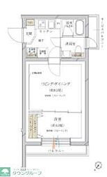 サウンドプルーフステージ駒沢大学 1LDKの間取図画像