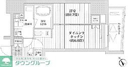 LUMA高輪 1DKの間取図画像