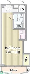 パークグレース新宿 ワンルームの間取図画像