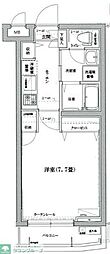 アイル三軒茶屋 1Kの間取図画像