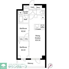 物件の間取り