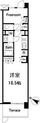 ブリリアイスト三軒茶屋アイビーテラス 1LDKの間取図画像