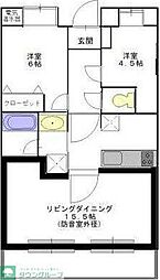 コーナスフロリダ 3LDKの間取図画像