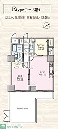 世田谷区玉川台2丁目マンション 1SLDKの間取図画像