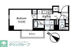 グランドコンシェルジュ上池袋 1Kの間取図画像