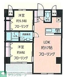 ストアハウス三宿 1DKの間取図画像
