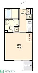 ＧＲＡＮ　ＰＡＳＥＯ新宿 3階1Kの間取り