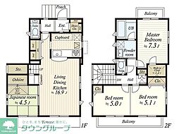 永福1丁目貸家 4LDKの間取り