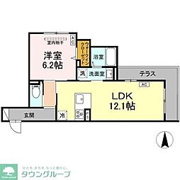 間取図画像 1LDK