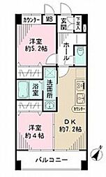 間取図画像 2DK