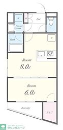 Residence Koenji Square 1LDKの間取図画像