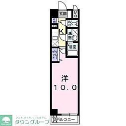 アルトプェンテ 1Kの間取図画像