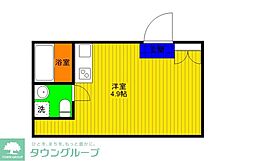 EXCREA1 ワンルームの間取図画像